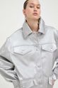 Košeľové sako Moschino Jeans 0614.3221 strieborná