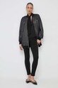 Μπουφάν bomber Liu Jo TA4124.J4650 μαύρο SS24