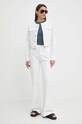 Τζιν μπουφάν BOSS 50514580 λευκό SS24