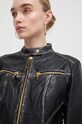 Δερμάτινο μπουφάν Versace Jeans Couture 76HAVP00.CPW00 μαύρο