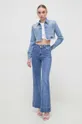 Rifľová bunda Versace Jeans Couture modrá