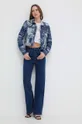 Τζιν μπουφάν Versace Jeans Couture σκούρο μπλε