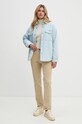 Košeľové sako s vlnenou zmesou Levi's A7183 modrá AW24