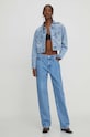 Moschino Jeans kurtka jeansowa 0505.3739 niebieski SS24