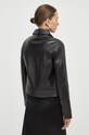 Odzież The Kooples kurtka skórzana FCUI28002K czarny
