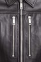 The Kooples kurtka skórzana FCUI28002K czarny