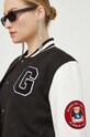 Guess geaca bomber negru W4RL56.KCD20