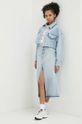 United Colors of Benetton kurtka jeansowa 26JTDN05M niebieski SS24