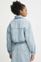Îmbrăcăminte United Colors of Benetton geacă din denim 26JTDN05M albastru