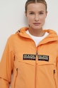 Napapijri geaca Rainforest portocaliu NP0A4HTRA641