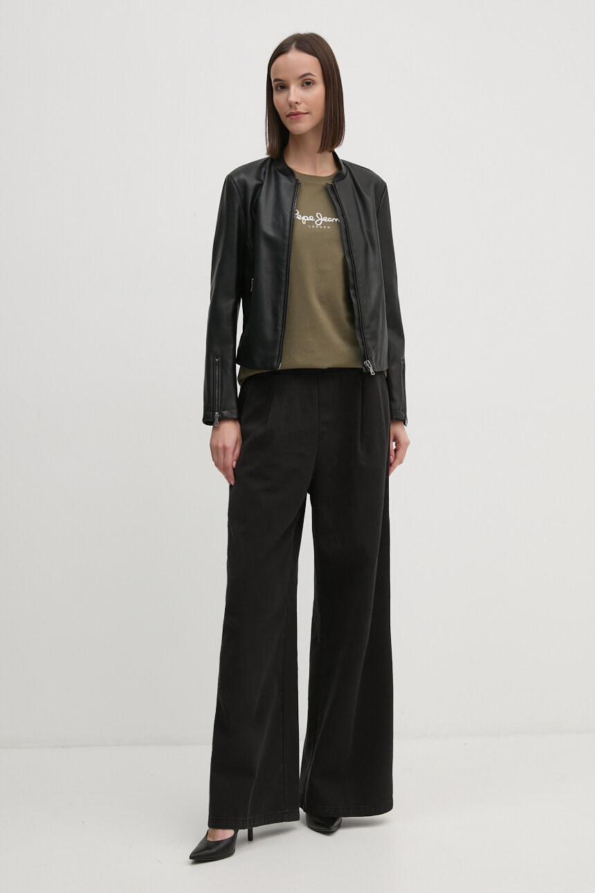 Sisley kurtka 2WBDLN03R czarny SS24