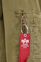 Βαμβακερό σακάκι Alpha Industries 136017 πράσινο