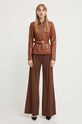 Blugirl Blumarine giacca in pelle RA4067.P0356 marrone SS24