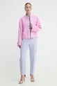 Blugirl Blumarine rövid kabát rózsaszín