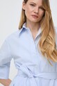 Max Mara Leisure cămașă din bumbac albastru 2416191028600