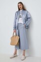Bomber jakna Max Mara Leisure 2416481038600 modra SS24