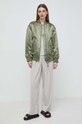 Куртка-бомбер Max Mara Leisure 2416481038600 зелёный SS24