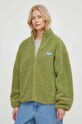 American Vintage bluza polarowa VESTE ML zielony HOK16CE24