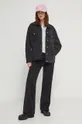 Jeans jakna Abercrombie & Fitch črna
