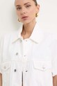 MICHAEL Michael Kors geacă din denim din bumbac alb MS4101S80V