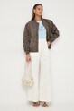 Μπουφάν bomber Guess W4GL12.WFA20 καφέ SS24