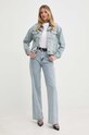 Džínová bunda Guess CLARA W4GN91.D4VII modrá SS24