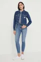 Traper jakna Calvin Klein Jeans mornarsko plava