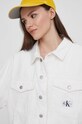 Джинсова куртка Calvin Klein Jeans бежевий J20J223430