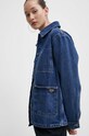 Džínová bunda Superdry riflovina modrá W5011677A.2FZ