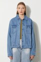 Джинсова куртка adidas Originals x Ksenia Schneider блакитний IS1742