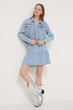 Tommy Jeans geacă din denim DW0DW17661 albastru SS24