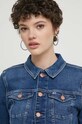 Rifľová bunda Tommy Jeans tmavomodrá DW0DW17959