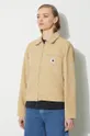 бежевый Хлопковая куртка Carhartt WIP OG Detroit Jacket