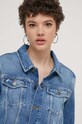 Džínová bunda Tommy Jeans modrá DW0DW17653