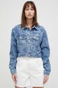 Îmbrăcăminte Tommy Jeans geacă din denim DW0DW17664 albastru