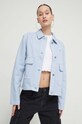 Джинсова куртка Tommy Jeans блакитний DW0DW17748