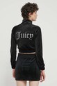 Кадифен суичър Juicy Couture черен JCWCT24306.101