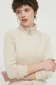 beżowy Juicy Couture bluza welurowa