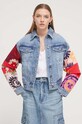 Odzież Desigual kurtka jeansowa DANIELA 24SWED01 multicolor