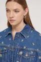 Desigual kurtka jeansowa FLOWERS Damski