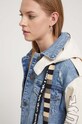Desigual kurtka jeansowa MICKEY ART niebieski 24SWEW22