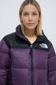 The North Face kurtka puchowa NUPTSE SHORT fioletowy NF0A5GGEV6V1