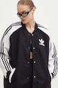adidas Originals geaca bomber SST Oversize VRCT negru IR5519