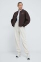 Bunda New Balance WJ33507KCF hnedá SS24