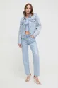 Karl Lagerfeld kurtka jeansowa niebieski