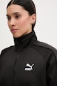 Puma кофта на замке женская T7 Track чёрный 624328