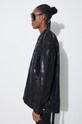 Îmbrăcăminte Rick Owens geacă din denim Denim Jacket Tec Worker DS01D1704.BF.09 negru