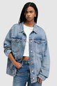 AllSaints geacă din denim WILLOW necaptusit albastru WO999Z