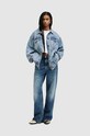 AllSaints geacă din denim WILLOW WO999Z albastru