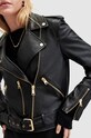 Kožená bunda AllSaints BALFERN WL195Z černá SS24